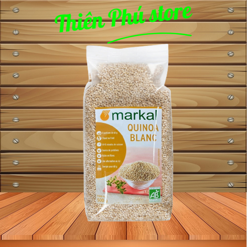 Hạt diêm mạch quinoa trắng hữu cơ Markal 500g