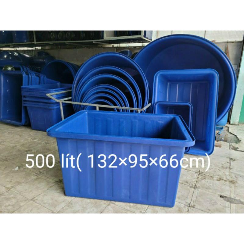 Thùng chữ nhật nuôi cá cao cấp ( 2000 lít,1100 lít,1000 lít,750 lít,500 lít,300 lít