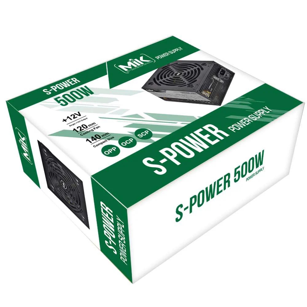 NGUỒN MIK SPOWER 500W - HÀNG CHÍNH HÃNG