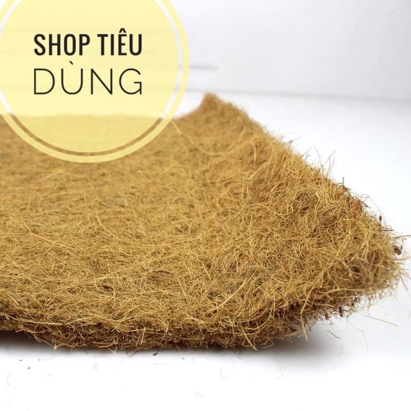 Thảm sơ dừa lót chuồng bò sát chuyên dụng 50x50cm