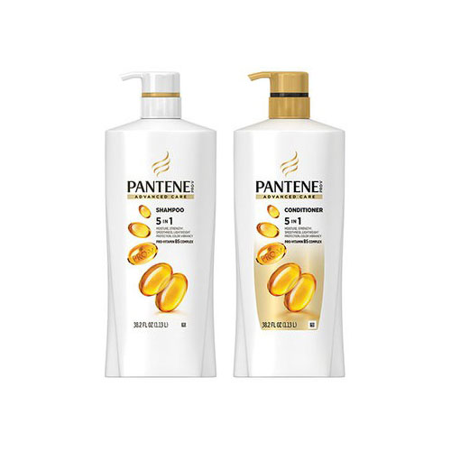 Bộ Dầu Gội Xả Pantene Pro-V Advanced Care 5 In 1 Cung Cấp Độ Ẩm Giúp Tóc Chắc Khỏe Hàng Mỹ