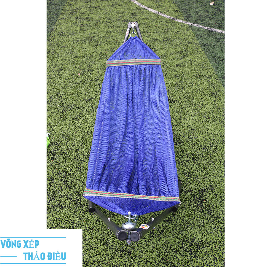 Bộ võng xếp cho trẻ em sơn tĩnh điện thép phi 32