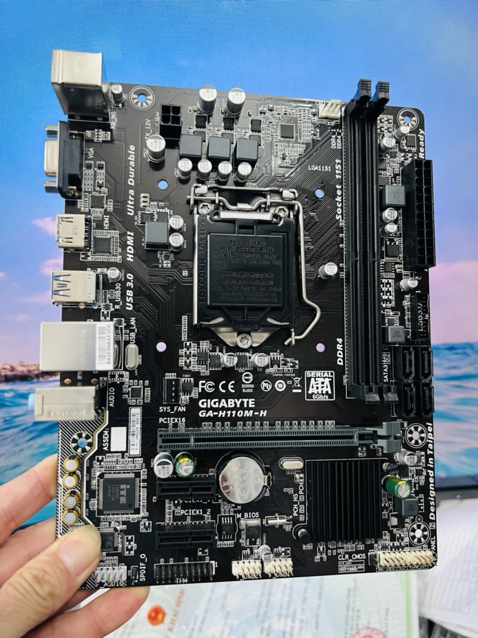 Bo Mạch Chủ (Mainboard) Gigabyte H110M-H/ HDMi/DDR4 (Hàng Chính Hãng)