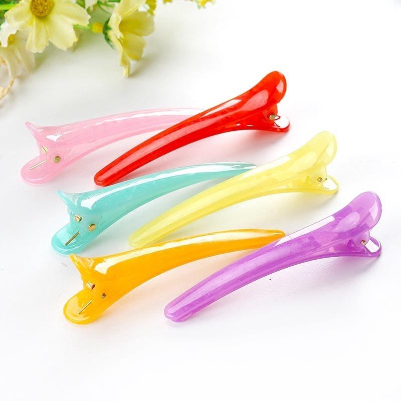 Kẹp tóc mỏ vịt thời trang Hàn Quốc MÀU HỒNG xinh xắn