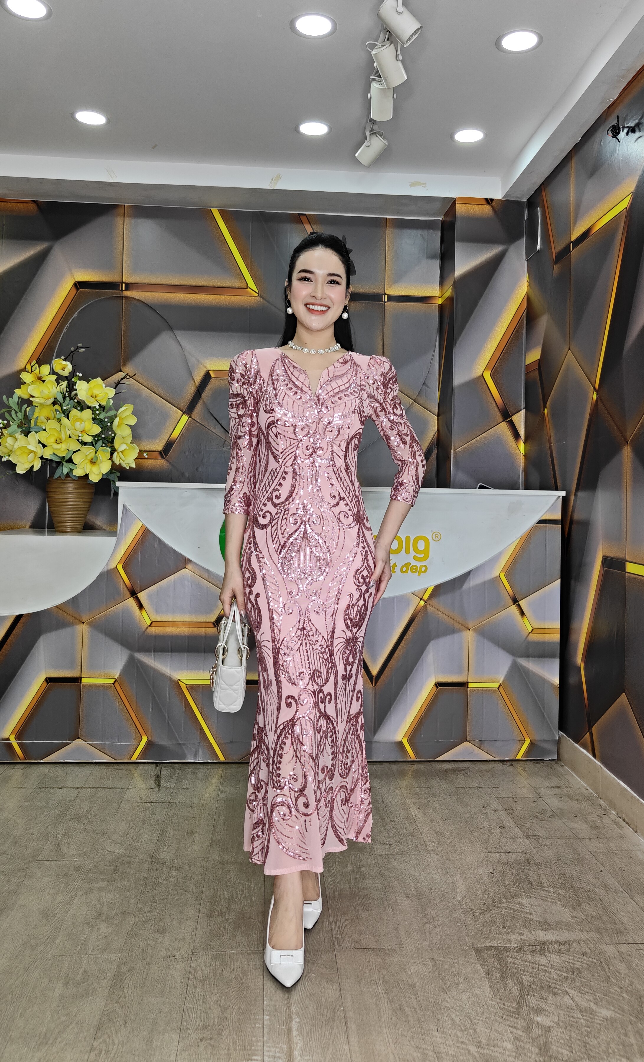 Đầm body đuôi cá - Y1376 - Thương hiệu Zonbig