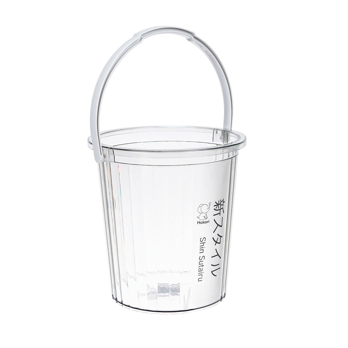 Xô trong 10L Hokori 5228, Xô đựng nước trong suốt, Xô lau nhà nhựa trong suốt dày dặn