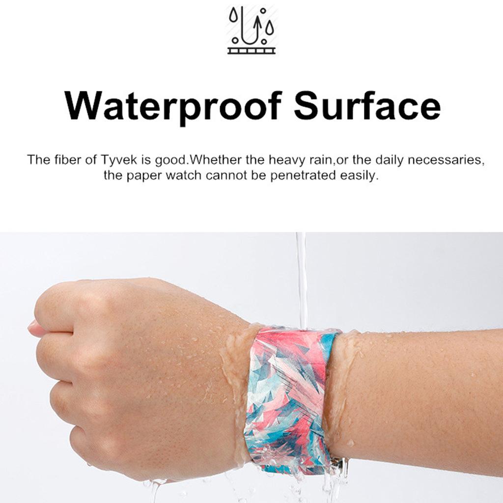 Adult Kids Digital LED Waterproof Paper Wrist Watch