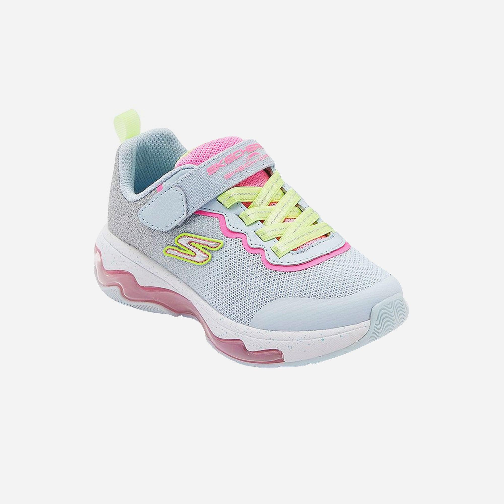 Giày sneaker bé gái Skechers Air Fusion - 302383L-LGPK