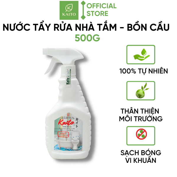 Nước Tẩy Rửa Nhà Tắm – Thiết Bị INOX – Bồn Cầu NANO HỮU CƠ KAITO VIỆT NAM - 0.5 KG