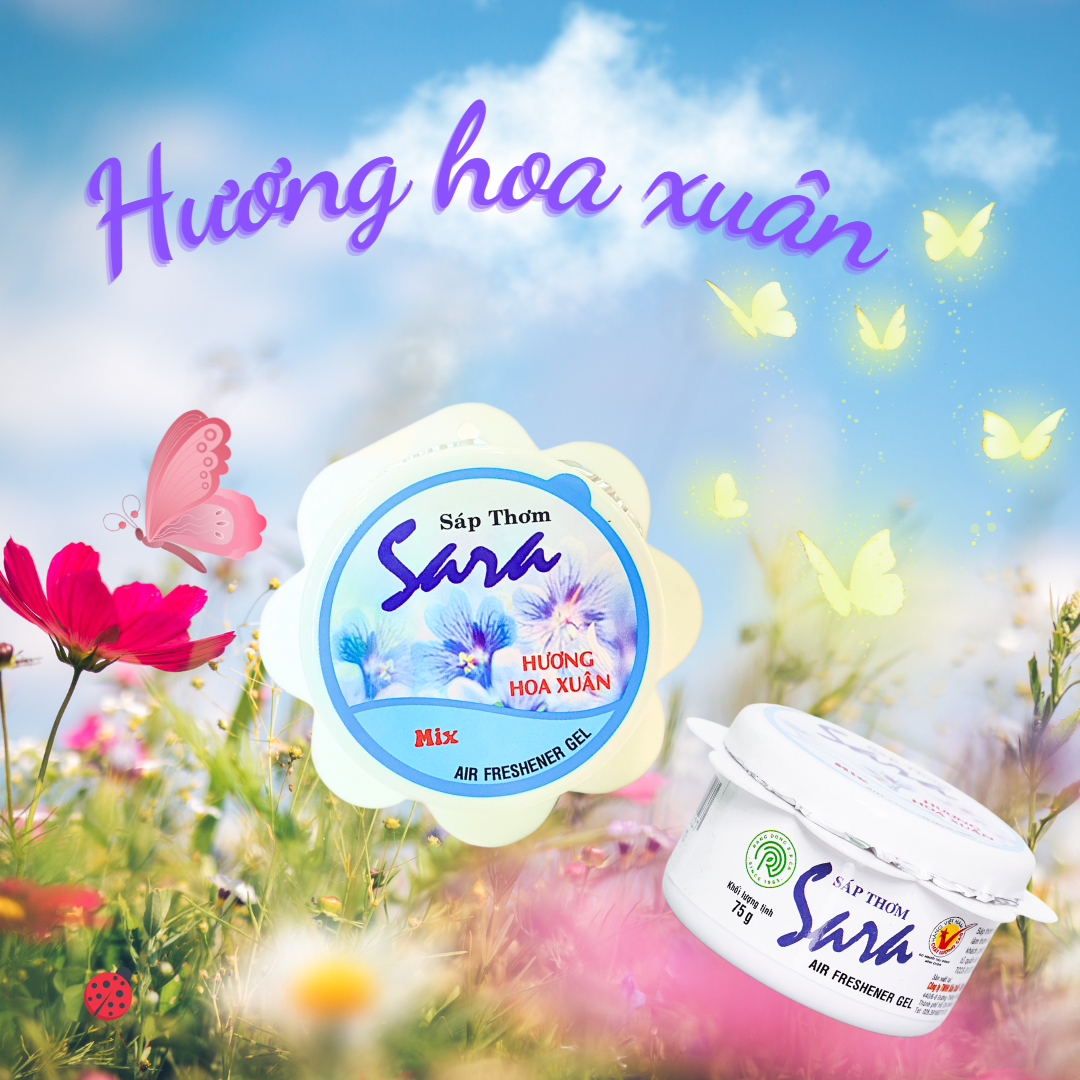 Sáp thơm bông Sara 75g