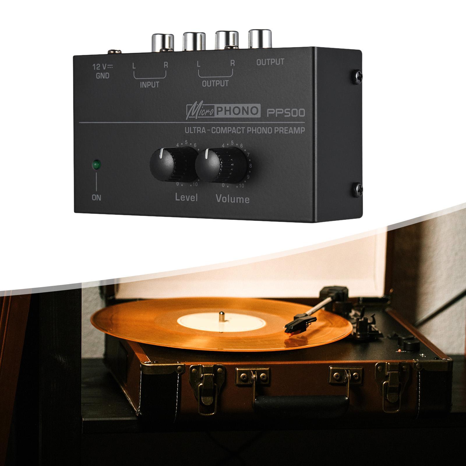 PP500 Phono Turntable Preamp Electronic  Input /TRS Output Stereo