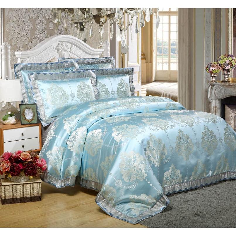 Set 5 Món Chăn Ga Gấm Nhập Khẩu Siêu Mịn