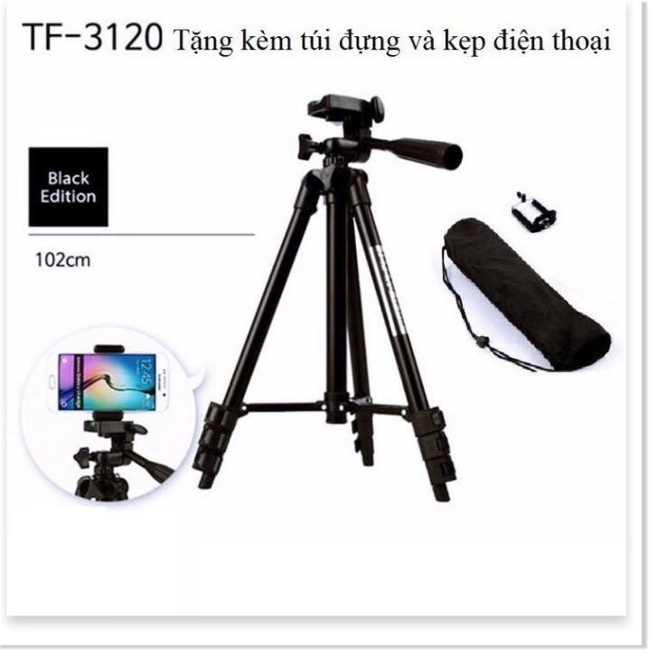 ️️️ GẬY 3 CHÂN TRIPOD TF 3120 MẪU MỚI 2020 DỤNG CỤ LIVESTREAM BÁN HÀNG QUAY TIKTOK