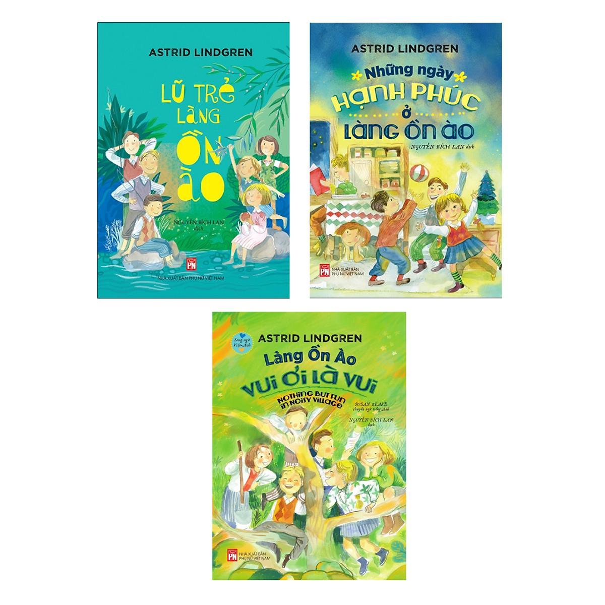 Sách - Combo 3 Cuốn: Lũ Trẻ Làng Ồn Ào + Những Ngày Hạnh Phúc Ở Làng Ồn Ào + Làng Ồn Ào Vui Ơi Là Vui - NXB Phụ Nữ