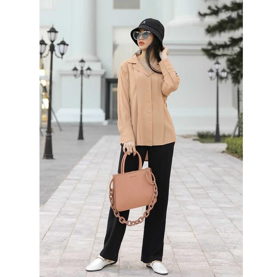Quần kiểu nữ ống suông, dáng ôm, ống vảy, hàng thiết kế cao cấp TKFASHION - QK380