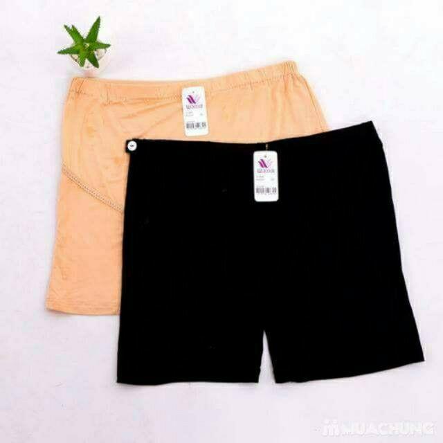 Quần đùi bầu mặc trong váy