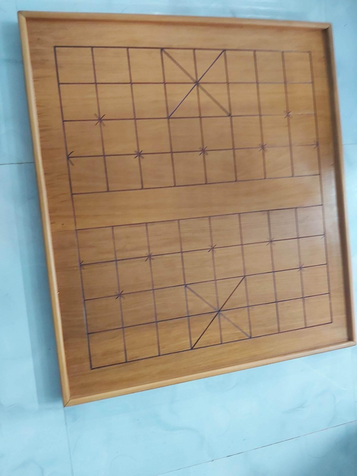 Bàn cờ tướng gỗ giáo vàng có ngăn A60