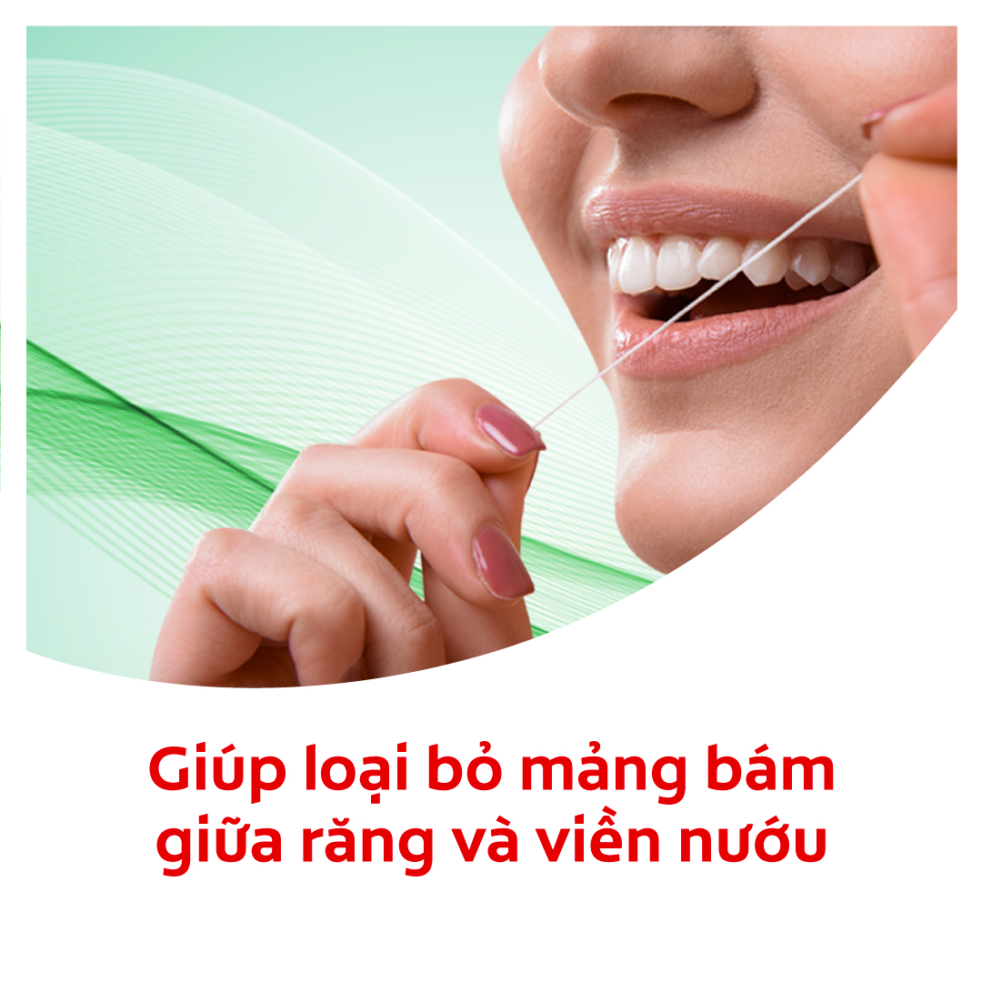 Bộ 2 hộp Chỉ nha khoa Colgate Total Dental Floss hương bạc hà