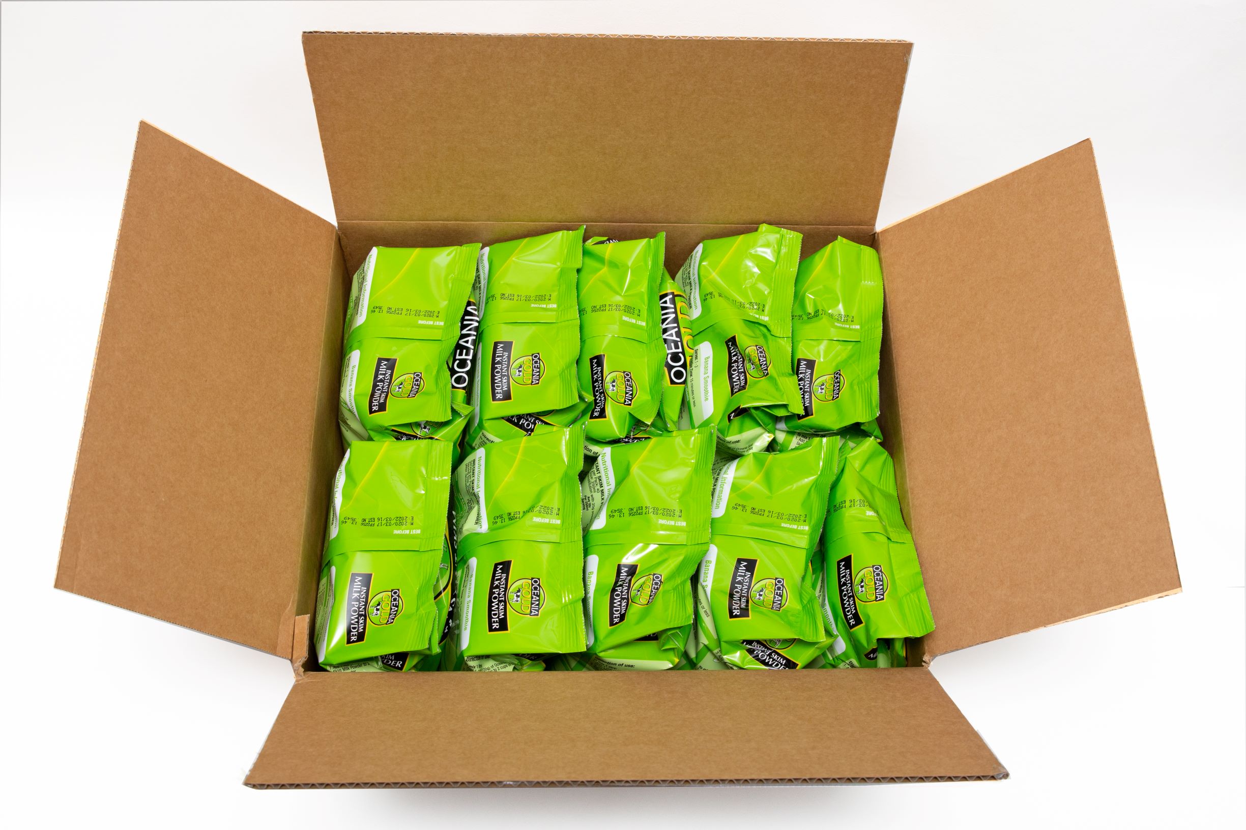 Thùng 10 bịch Sữa Bột Úc Oceania Gold Hàm Lượng Canxi Cao và Khoáng Chất Bịch 1kg-Nhập Khẩu Từ Úc