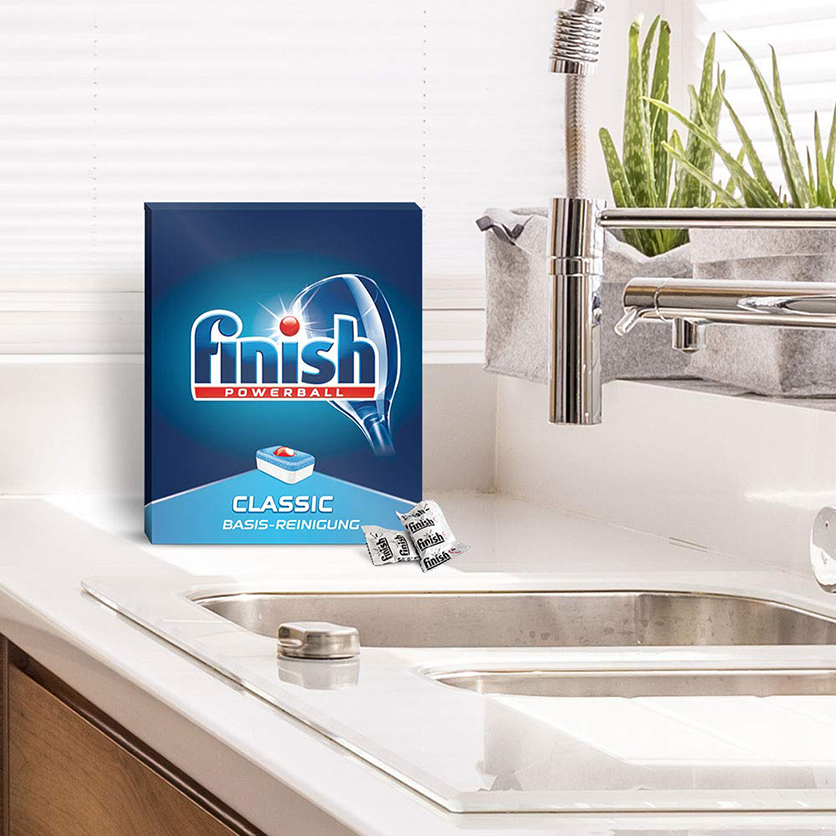 Hộp 100 viên rửa chén Finish Classic Dishwasher Tablets PTT025445