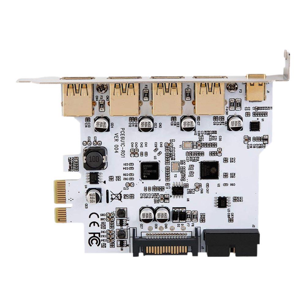 PCIe to USB 3.2 Card USB3.0 Type-A type c Ports Connector Converter pci