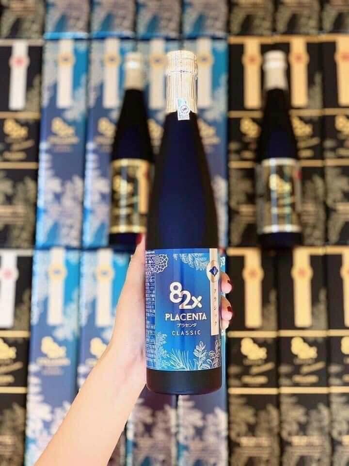 82X PLACENTA CLASSIC Dạng Nước 450.000mg Nhau Thai "Heo Hạnh Phúc", Nước Uống Đẹp Da Chống Lão Hóa Đến Từ Nhật Bản 500ml