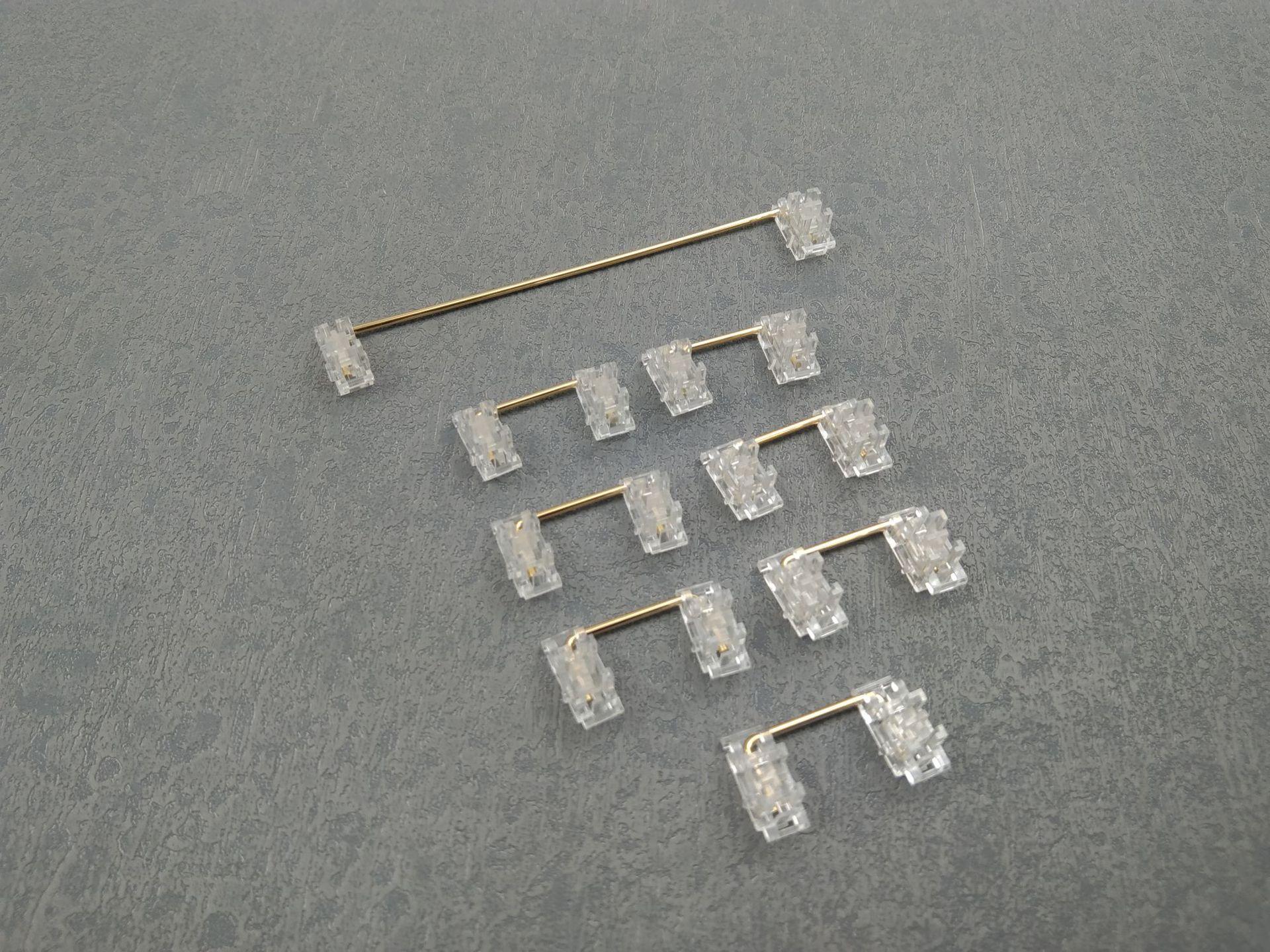 Trục vệ tinh bằng thép trong suốt khuyến mại với keycaps trong suốt là lựa chọn hàng đầu, bạn có thể tự lắp ráp bàn phím cơ tùy chỉnh theo cách thủ công
