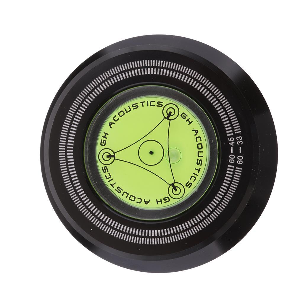 Record Weight LP Disc Stabilizer Turntable Vinyl Clamp with Cleaning Brush