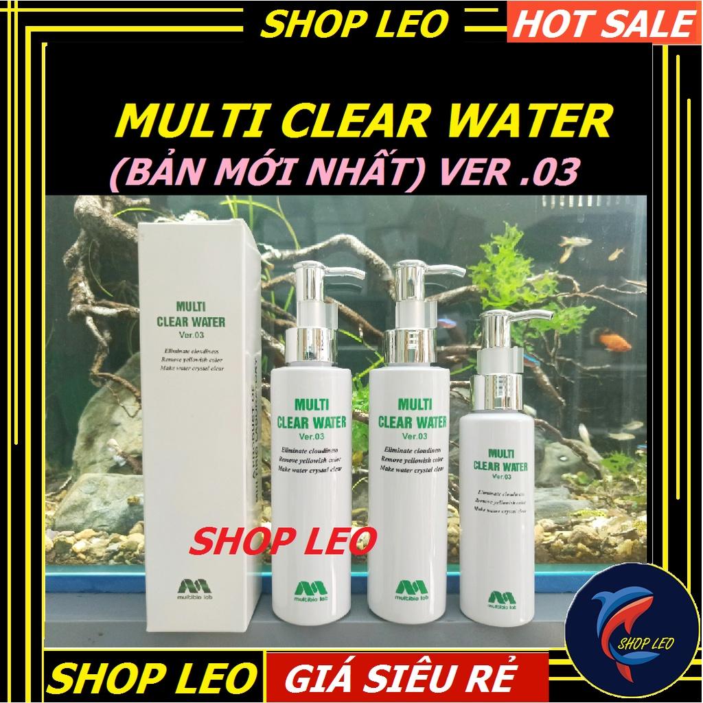 Multi Clear Water Ver.3- làm trong nước nhanh chóng-Chế phẩm khử bụi- khử đục hồ cá-làm trong nước nhanh chóng-shopleo