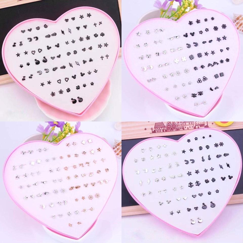 Combo 3 hộp bông tai mini