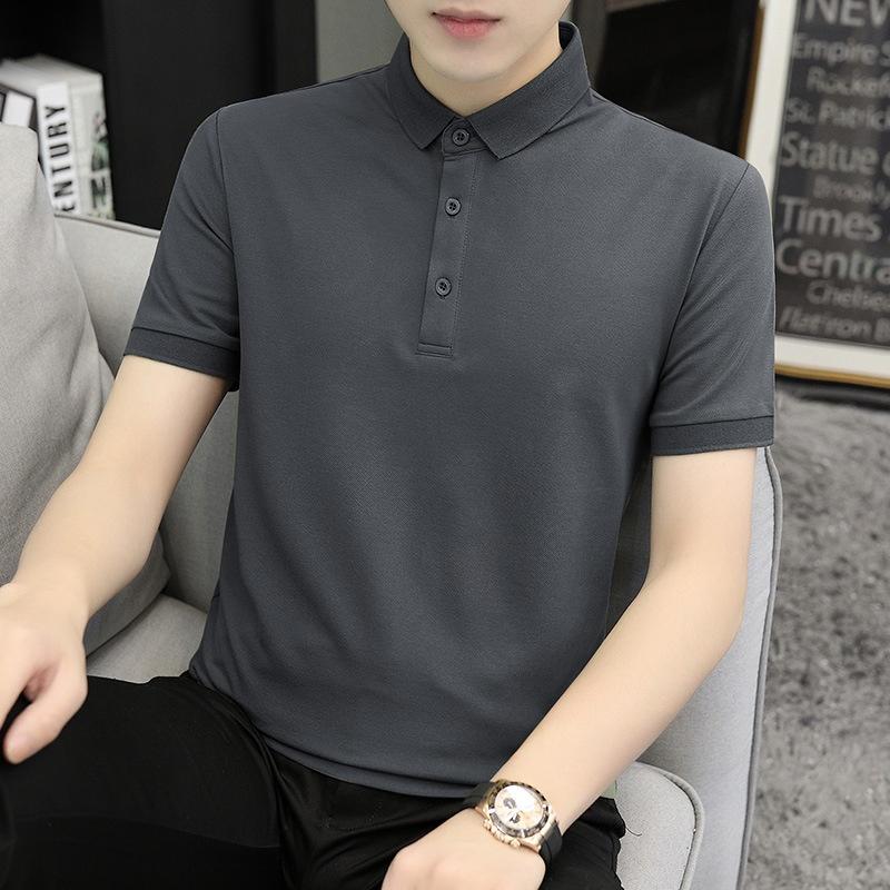 Áo Polo Nam Cổ Bo, Áo Thun Trơn Nam Hafos Vải Cotton Cao Cấp Với 4 Gam Màu