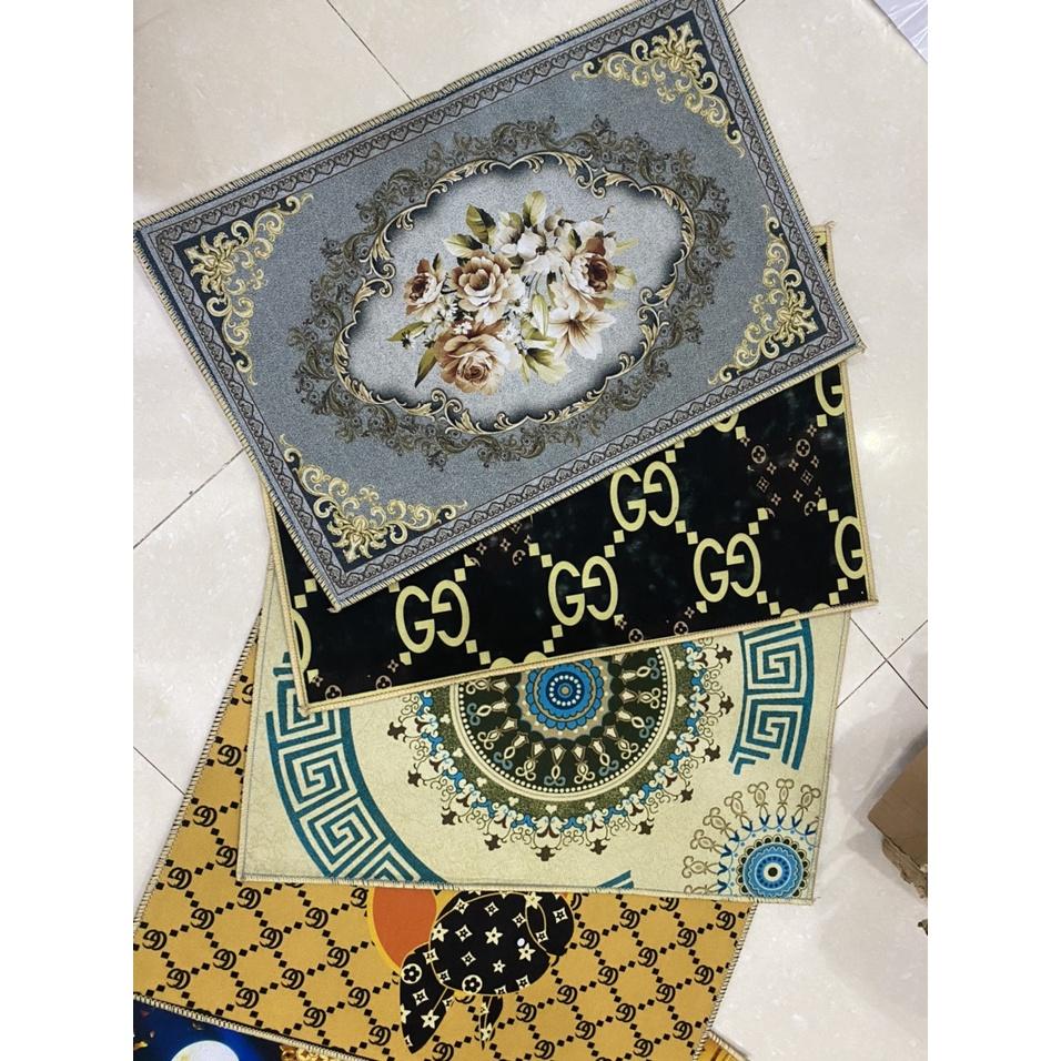 Thảm Lau Chân 3D Chống Trơn Trượt 40x60CM