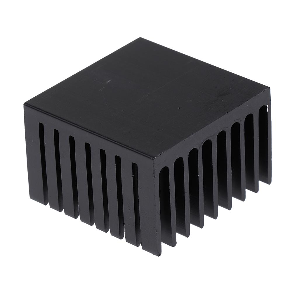 10Pcs Aluminum Heatsink Cooling Fin Radiator 37*37*24mm for IC Led Chip 10W