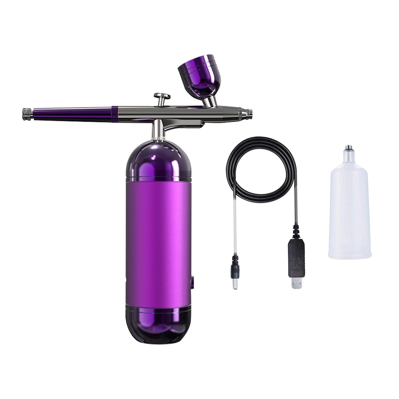 Airbrush Kit Brush Pen Portable for Art Drawing Manicure Makeup Long