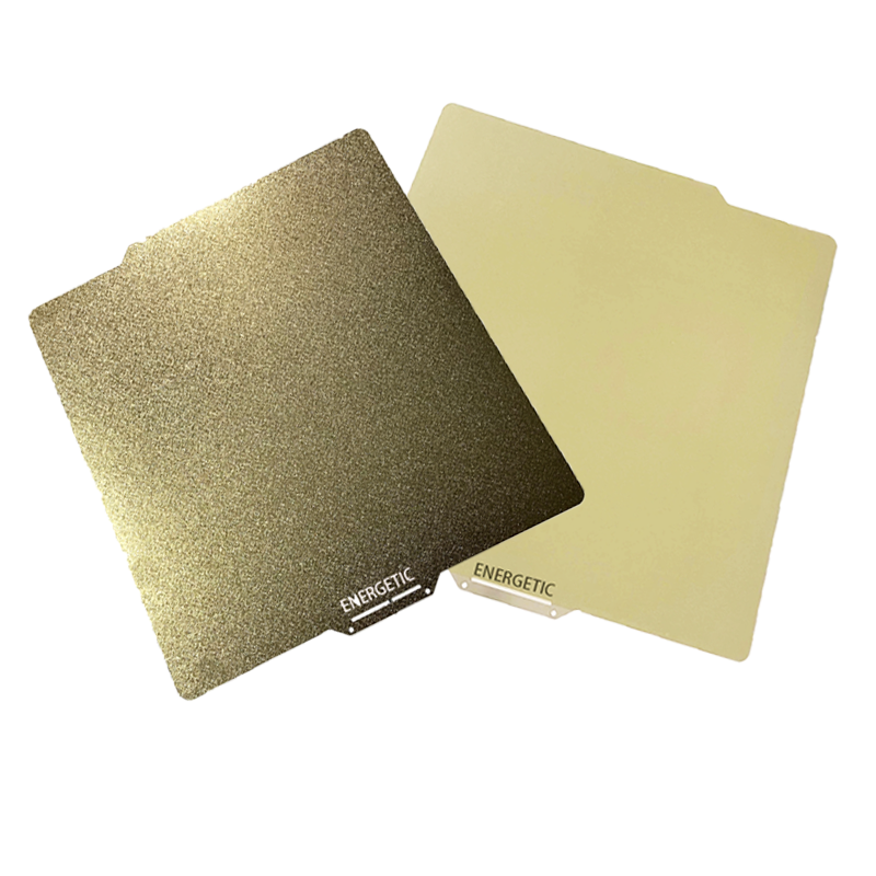 FLEXBED Custom 257.5x257.5mm Bambu Lab X1 Bề mặt xây dựng, Tấm thép lò xo Tấm nhiệt được sơn tĩnh điện PEI có kết cấu hai mặt