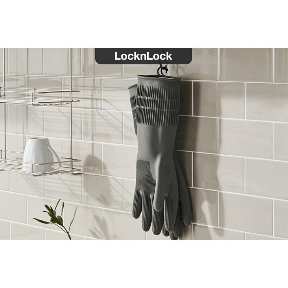 Găng tay rửa chén cao su tự nhiên Lock&Lock ETM830 ETM831 ETM832 - Hàng chính hãng - Hapos
