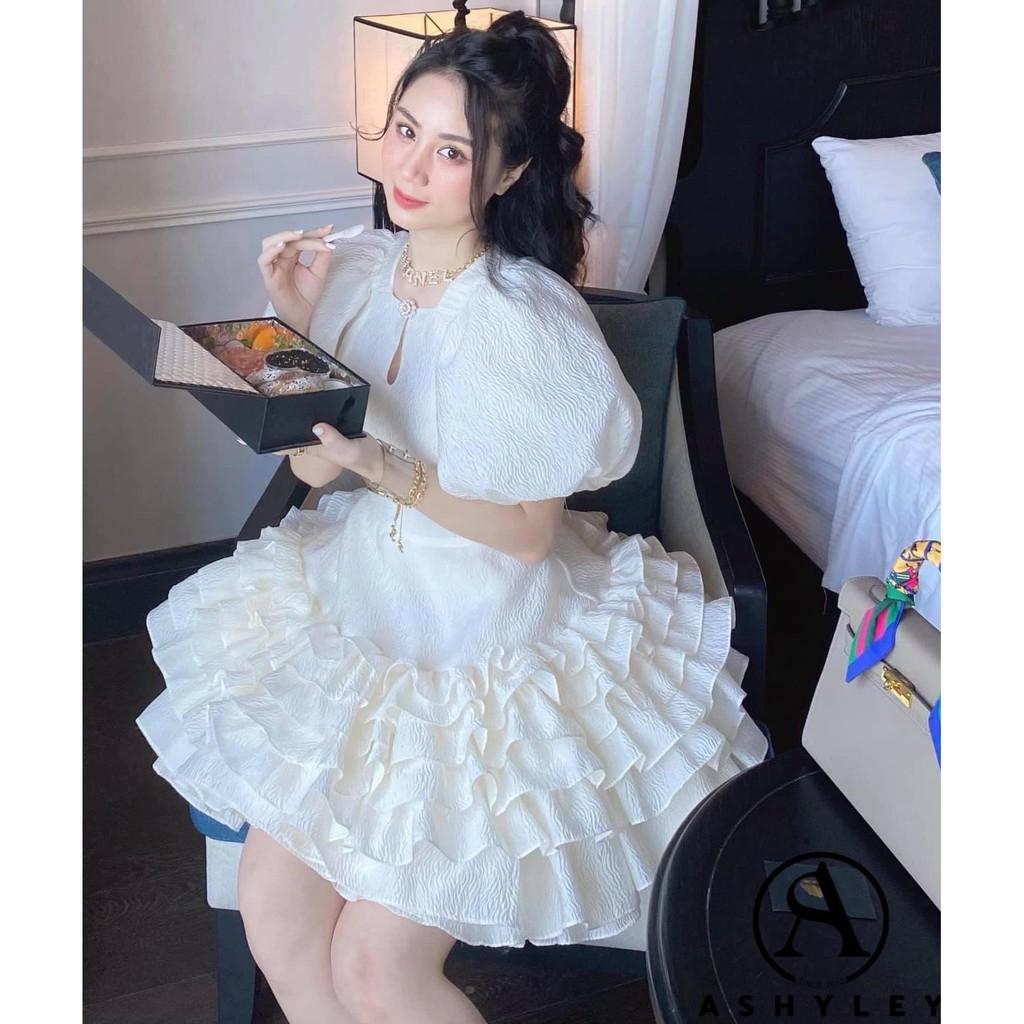 Đầm trắng xòe ngắn Wabisabi A1