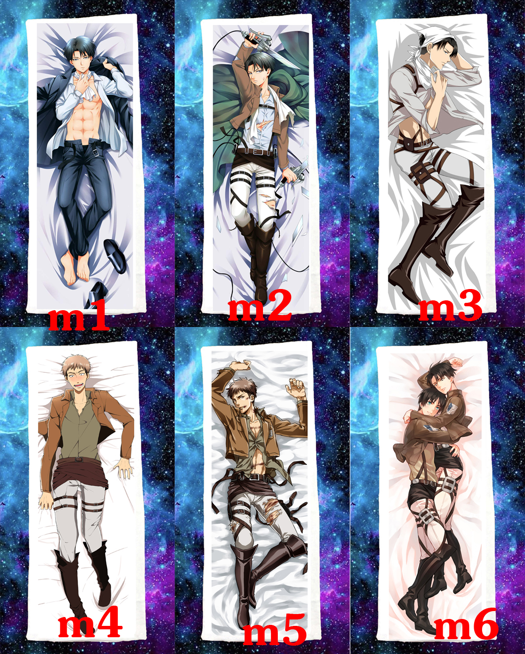 Gối ôm dài Attack On Titan Park dài 1mx40cm