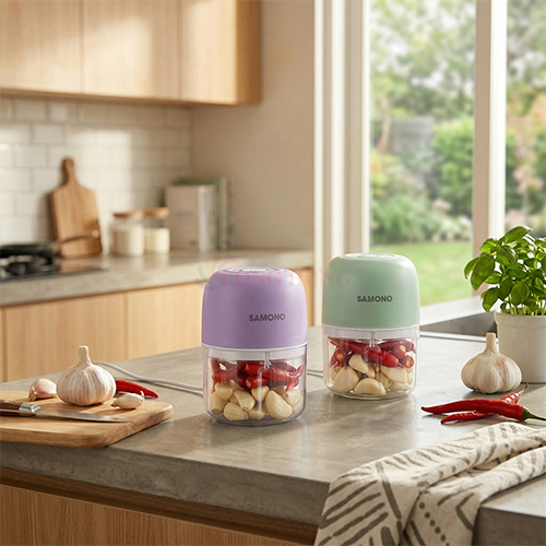 Máy xay tỏi ớt cầm tay SAMONO SW-L4 - Hàng chính hãng