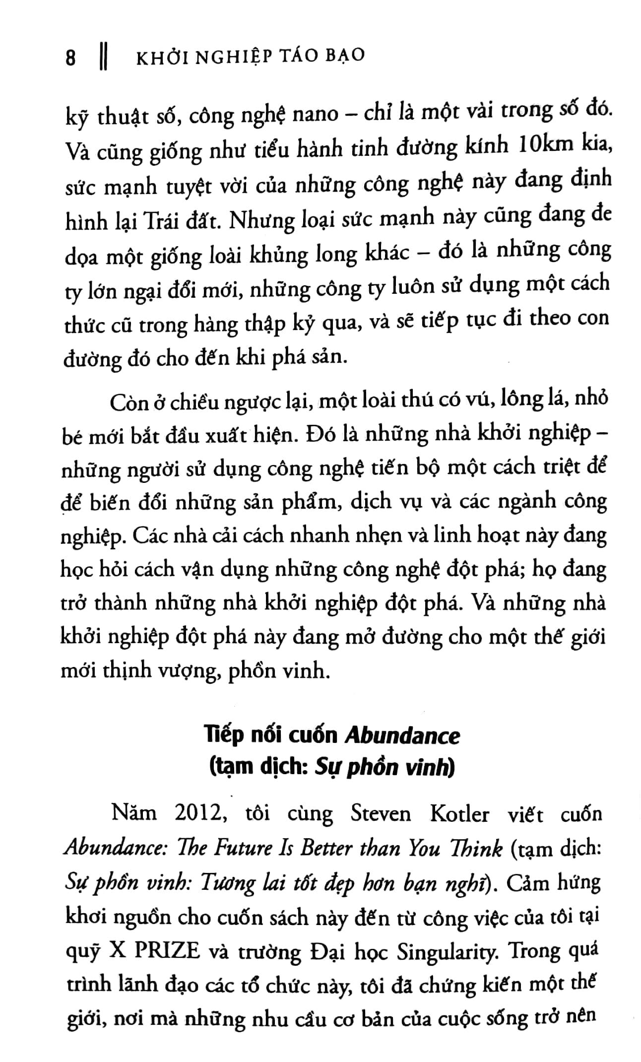Khởi Nghiệp Táo Bạo
