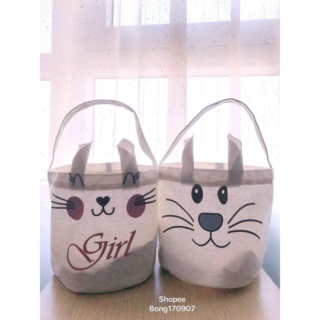 GIỎ ĐỰNG ĐỒ CÁ NHÂN siêu cute chống thấm size đường kính 20cm, cao 20cm