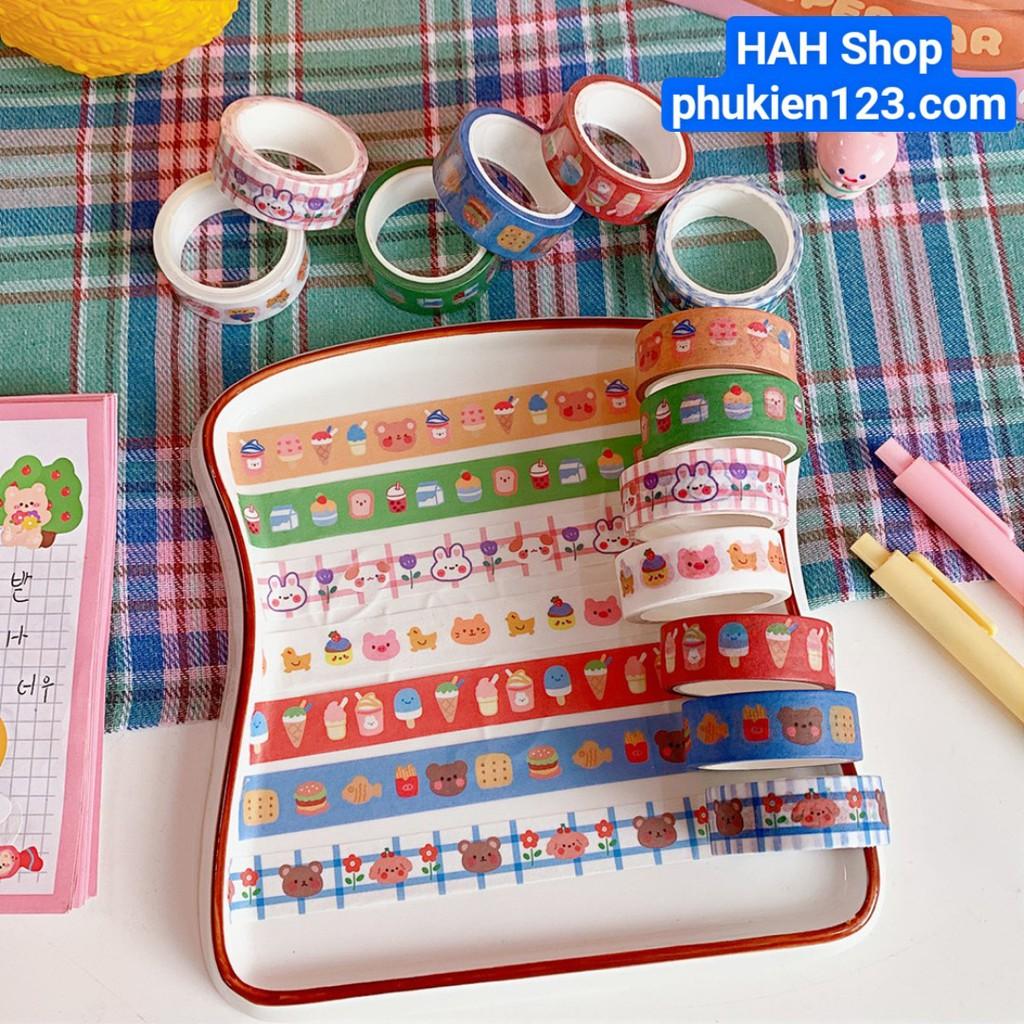 Băng dính dán hình dễ thương cho các bé nhiều màu các bé thỏa sức sáng tạo