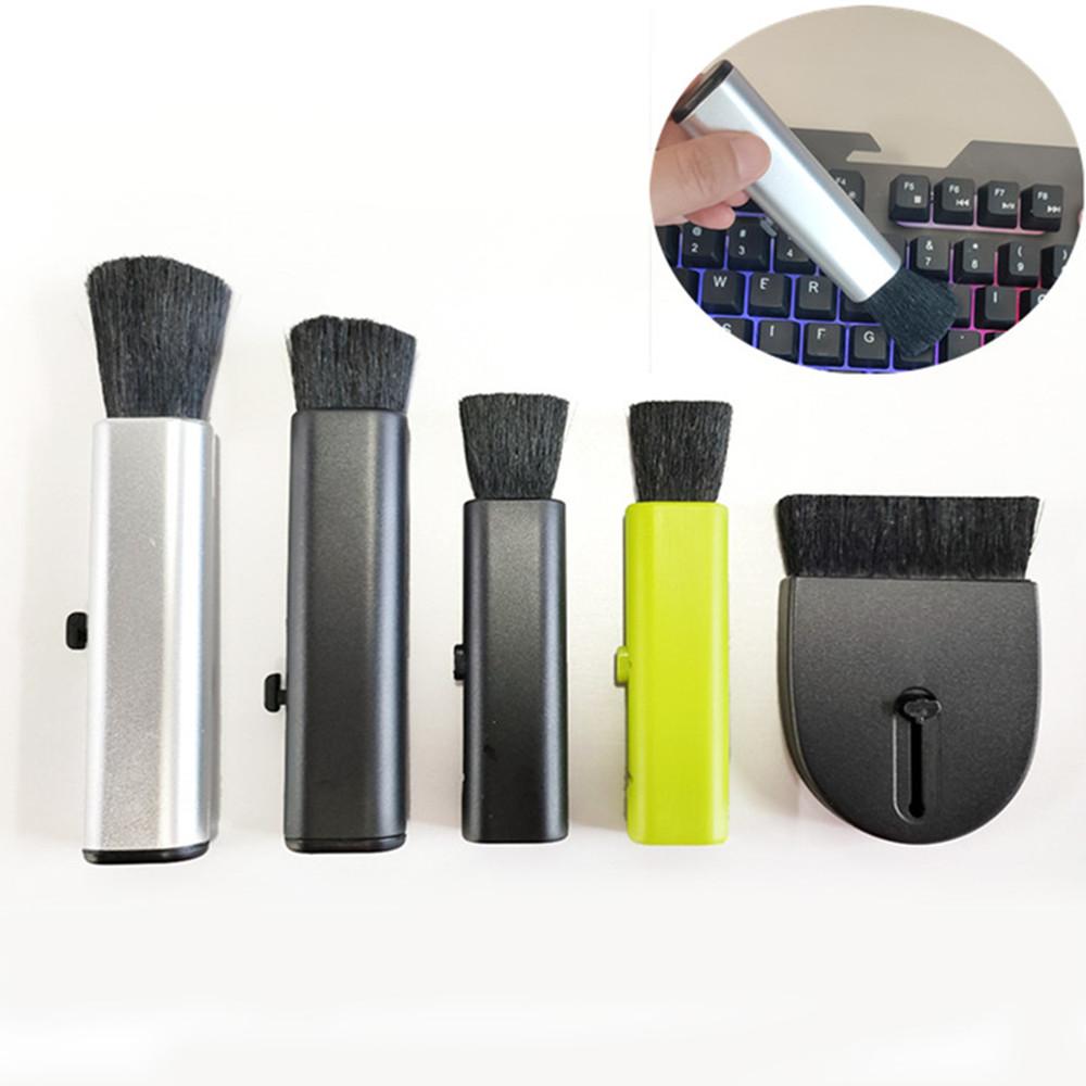 Dụng cụ vệ sinh bàn phím máy tính Máy ảnh có thể thu gọn Bộ bàn chải vệ sinh nhạc cụ Bàn chải vệ sinh cửa gió điều hòa