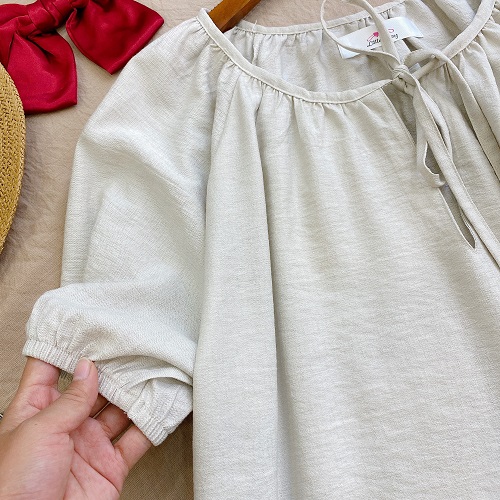 Đầm Suông Cổ V Nữ _Kiểu dáng Thoải Mái,Xinh Xắn OLEVI