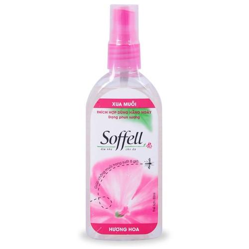 Xịt Chống Muỗi Soffell Hương Hoa 80ML