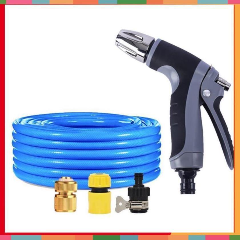 Bộ dây và vòi xịt rửa xe tưới cây tăng áp 20M 206817