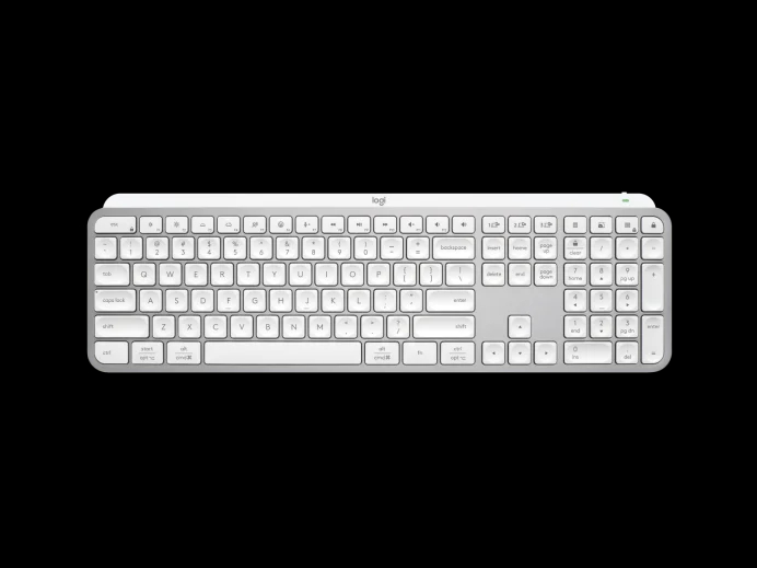 Bàn phím Bluetooth không dây Logitech MX Keys S ,Low Profile gõ yên tĩnh,Bluetooth,sạc cổng USB C,dành cho Mac,Windows,Linux,Chrome-Hàng Chính Hãng