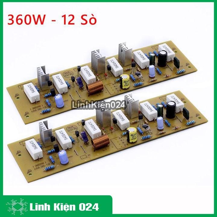 Board Khuếch Đại Công Suất 360W 12 Sò (Chưa Bao Gồm Sò)