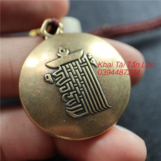Móc khoá Văn Thù Cửu Cung Bát Quái và chủng tự KALACHAKRA hoá giải thái tuế , tam tai