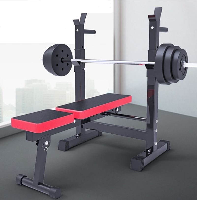 Ghế tập tạ đa năng kết hợp giá đỡ tạ